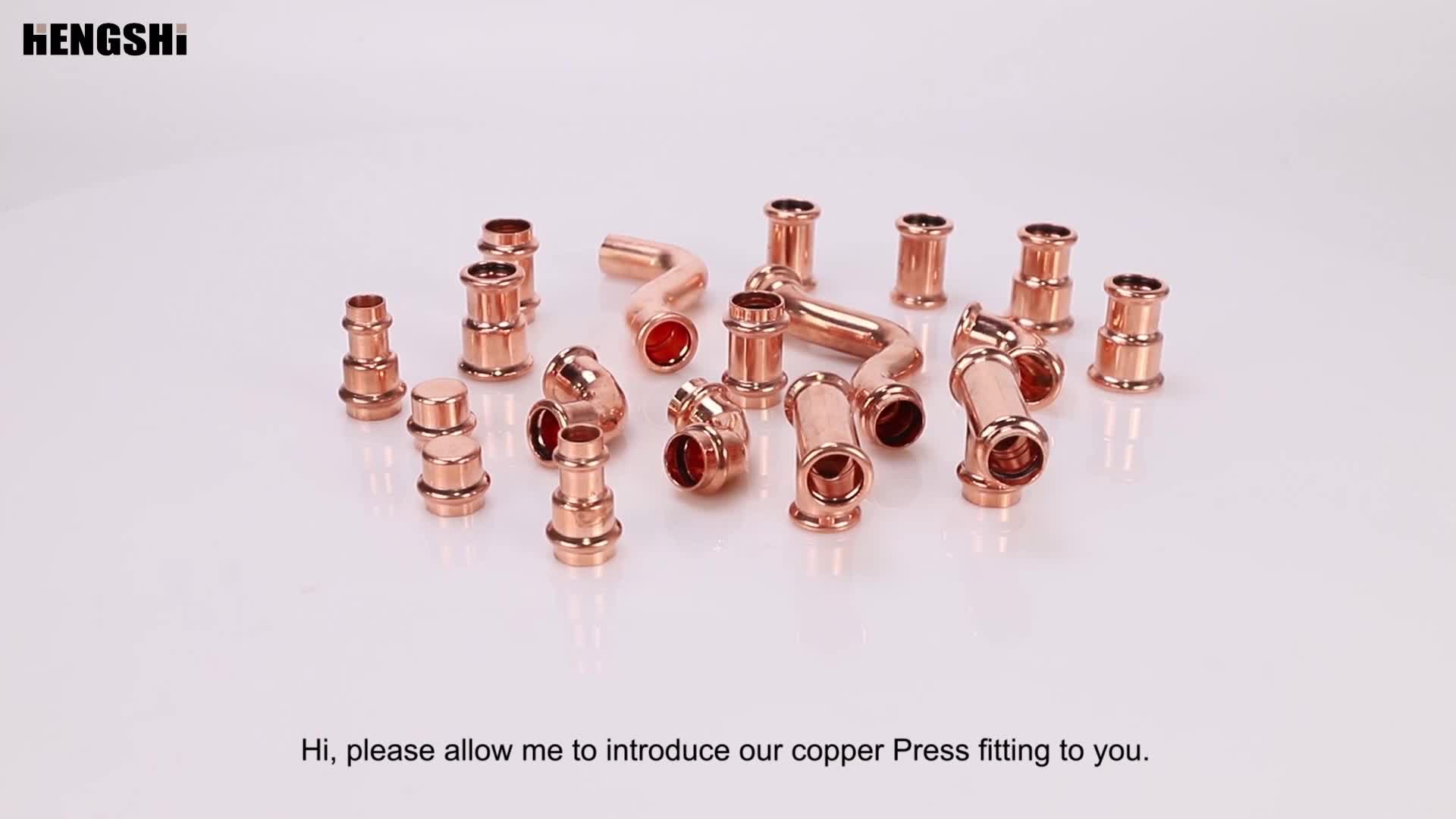 Copper Press Fitting Coupling Reducer Elbow For Plumbing Pipe Fittings