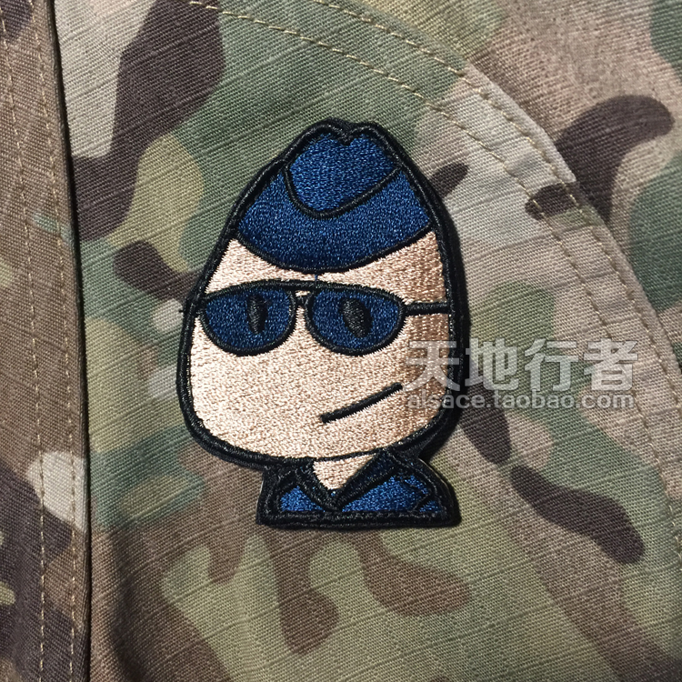 Phim hoạt hình Mỹ lính lớn chương thêu thêu chương quân đội fan cá tính băng tay tinh thần chương chiến thuật ba lô dán miếng dán ủi quần áo rách
