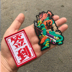 12 Zodiac Dragon Chen Long PVC Magic Sticker Băng đeo tay Morale Chương Quân đội Fan Cá tính Chiến thuật Ba lô Sticker miếng dán quần jean Thẻ / Thẻ ma thuật