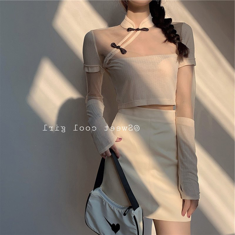Spring Dress New Law Style Retro Little Subsuit Women Design Sensation Little Crowdqipao Improved Version of the Ocean Fascia Summer