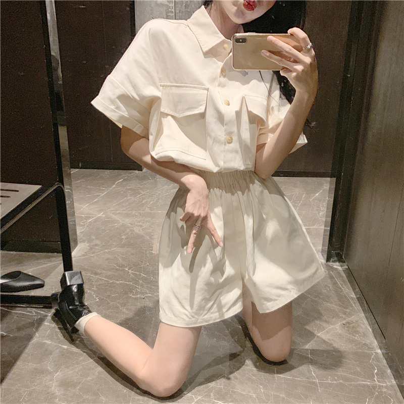 Summer net red royal sister goddess Western style suit female temperament light and mature wind port style wide-leg pants fashionable and thin two-piece suit
