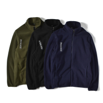 Island country guest for high-density fleece mens autumn and winter outdoor leisure warm fleece jacket