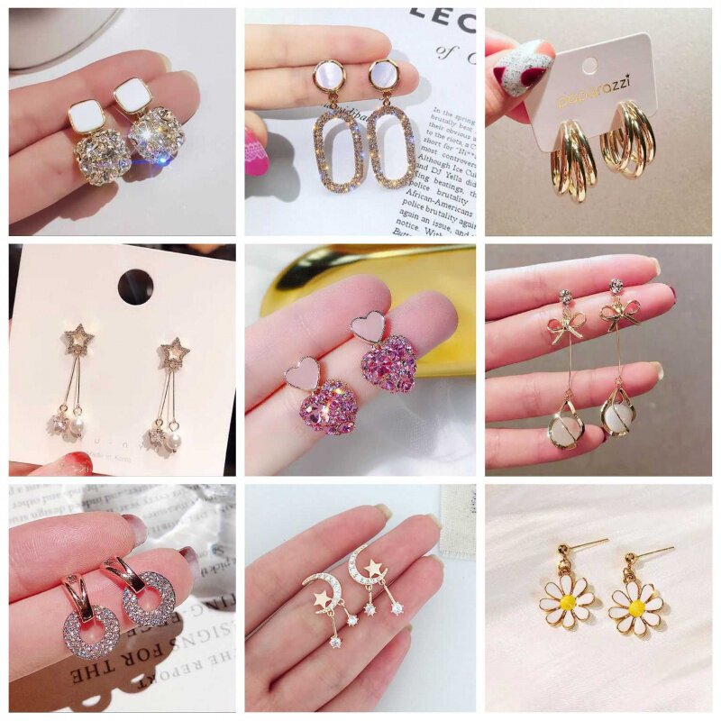 925 Pure Silver Ear Needle Advanced Sensual Earrings Woman 2022 New Tide South Korea Nets Red Earrings Pearls Long Ear Pendant 