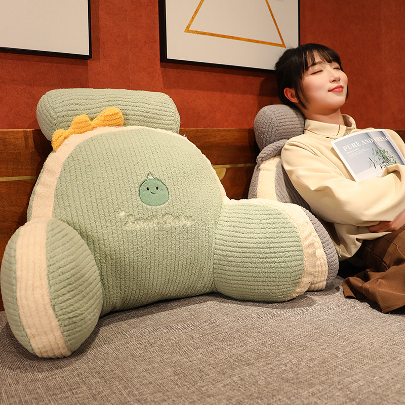 Lean Pillow Bedside Soft Bag Large Cushion Bed Sleeping with Pillow Backrest Cushion Pillow Pregnant Woman Bedroom Reading Sofa Dorm Room-Taobao