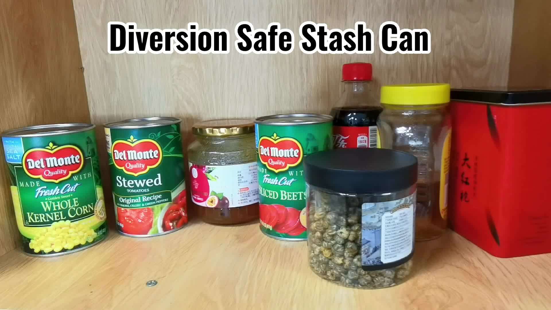 Hidden Compartment Diversion Safe Can Secret Hiding Container Kitchen