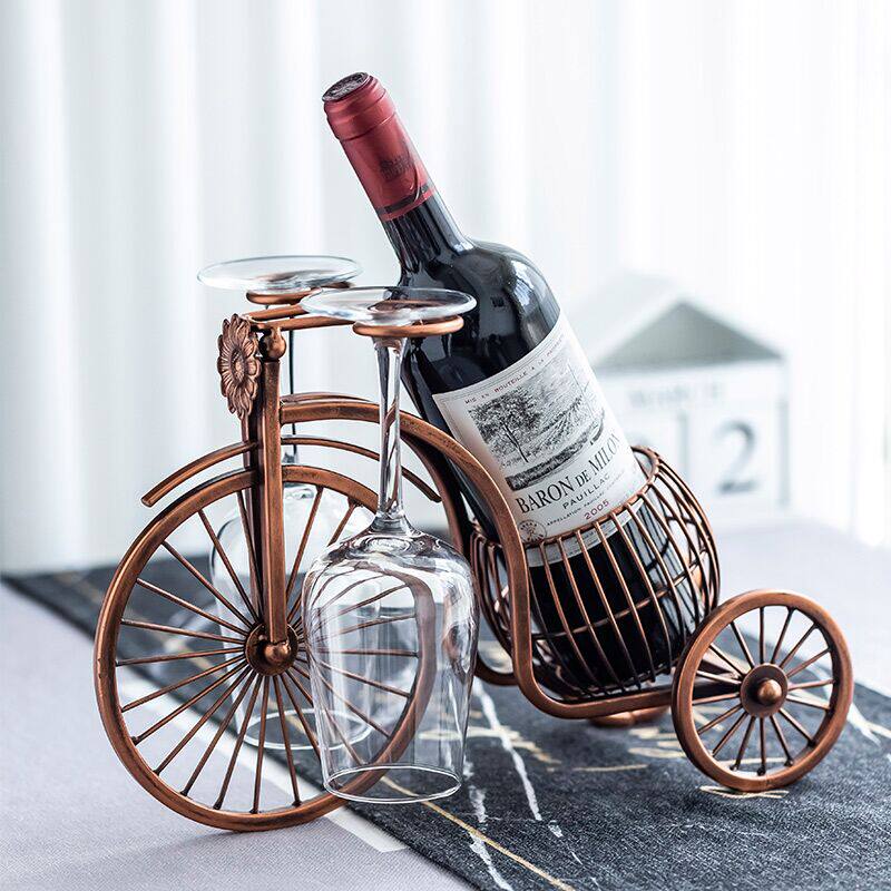 Nordic Creative Red Wine Racks Household Wine Range Modern Living Room with Wine Cup Cabinet Decoration