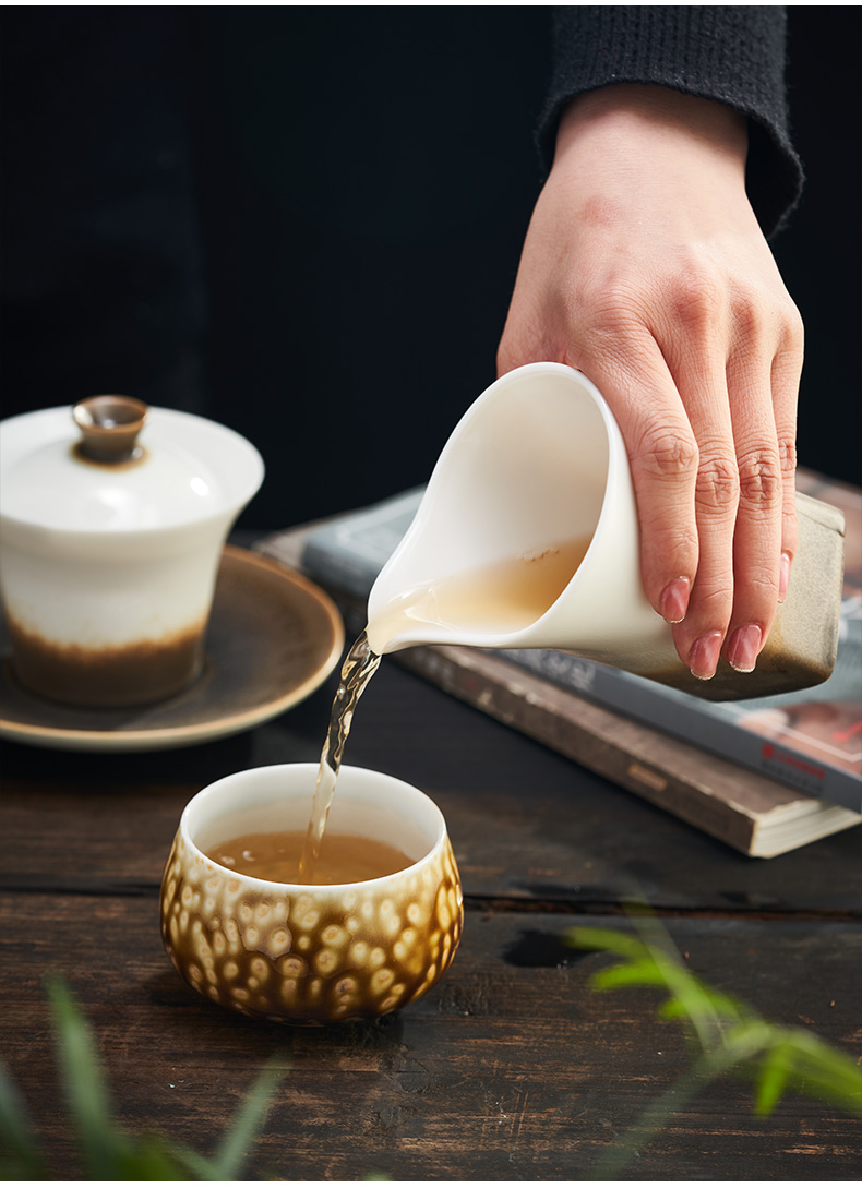 Stick to the ceramic tea tray was water drainage and dry tea tray tea contracted household kung fu tea tea tray