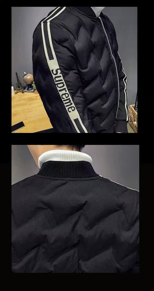 Mùa đông dày quần áo cotton ấm Anh chất lượng Anh hoang dã mỏng ngắn cotton ngắn áo khoác bomber bóng chày