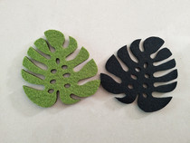 Creative non-woven felt thickened tea cup mat absorbent fabric coaster non-slip heat insulation pad