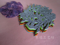 Creative non-woven felt padded tea cup mat absorbent fabric coaster non-slip heat insulation pad 18cm