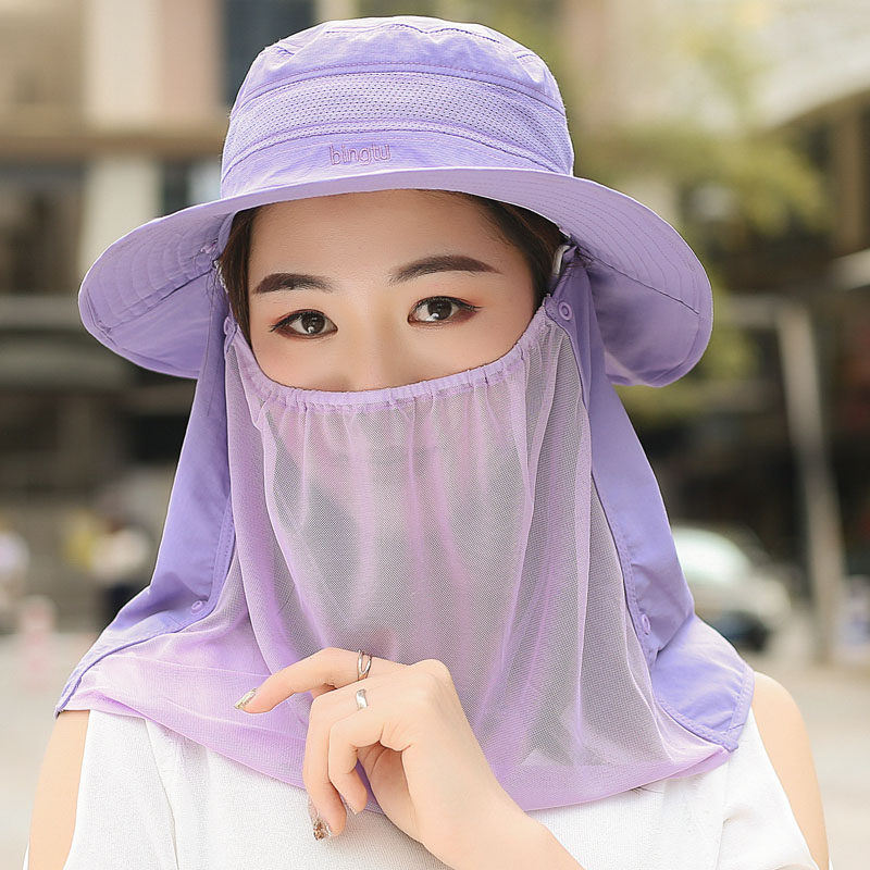Lady Sun Visor Outdoor Summer Beach Sunscreen Sun Shade Breathable Fisherman Hat Bike Anti UV Sun Hat