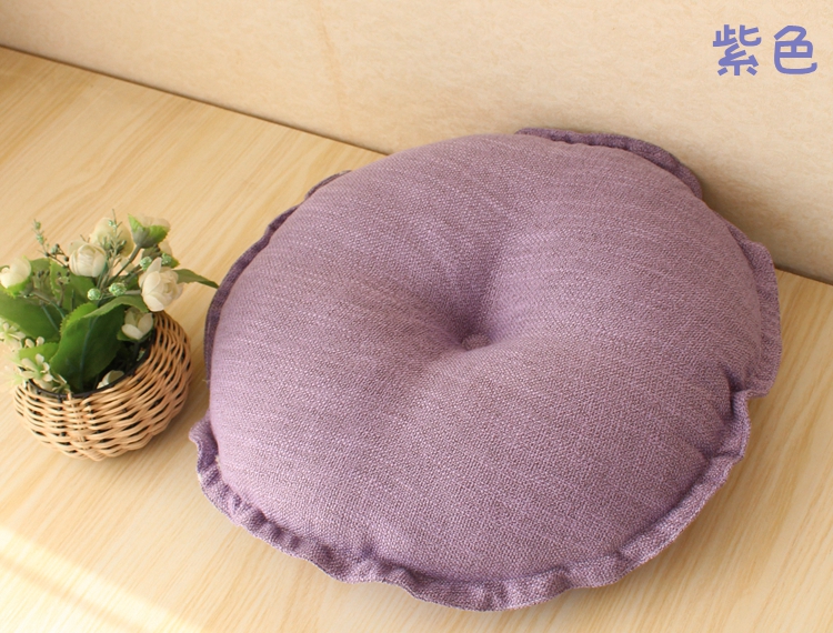 Tinh khiết lanh futon đệm cửa sổ và đệm dày vải yoga chơi ban công vòng tatami đệm - Ghế đệm / đệm Sofa thảm ghế sofa