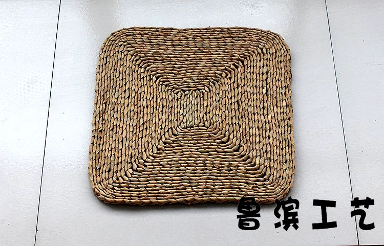 Handmade futon tatami rushes vuông cửa sổ khoang ghế đệm thiền đệm pad chơi bé mat yoga mat - Ghế đệm / đệm Sofa