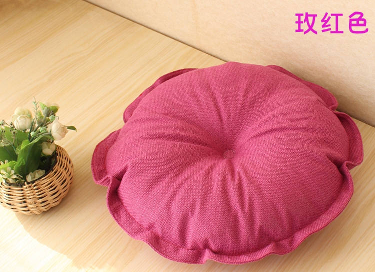 Tinh khiết lanh futon đệm cửa sổ và đệm dày vải yoga chơi ban công vòng tatami đệm - Ghế đệm / đệm Sofa thảm ghế sofa