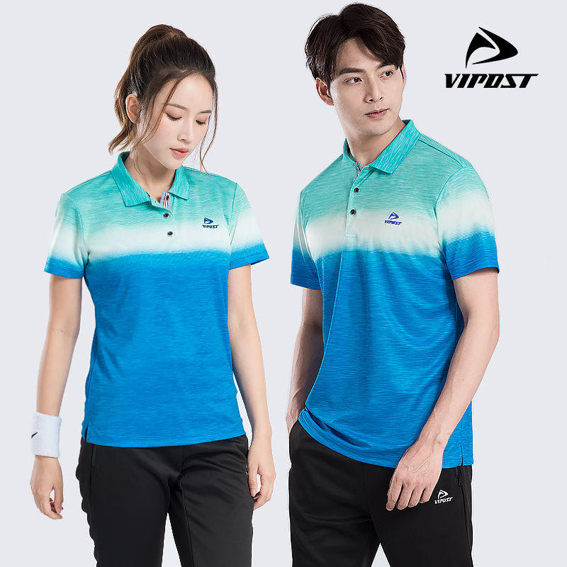 2020VIPOST men's and women's badminton T1733 breathable sweat-wicking competition V round neck uniform