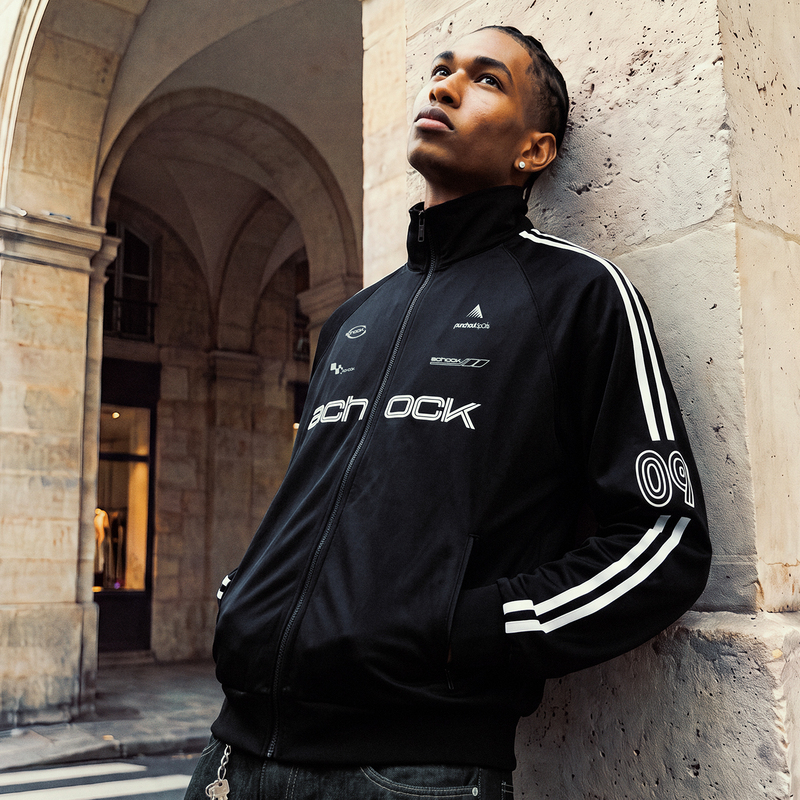 Achock New Autumn Racing Suit Sports Retro Stand-Up Collar Zipper Casual Commuting Loose Jacket Men's Trendy