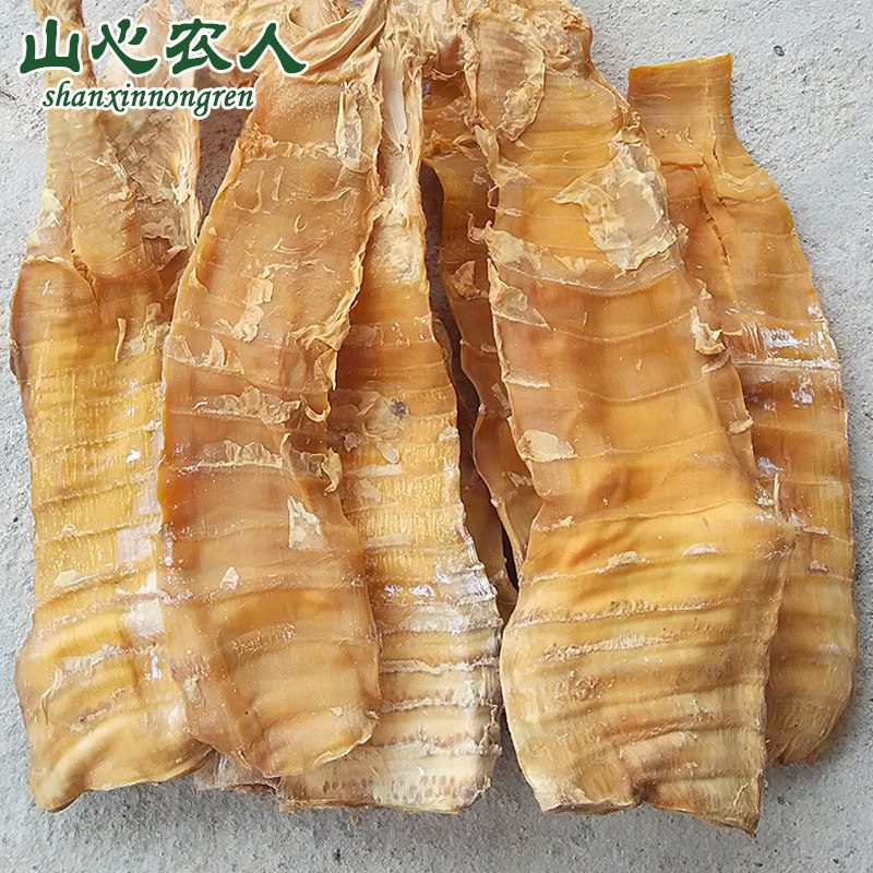 Jiangxi bamboo shoots dry farmers homemade tender shovels dry wild salt - free bamboo shoots dry - up 500g