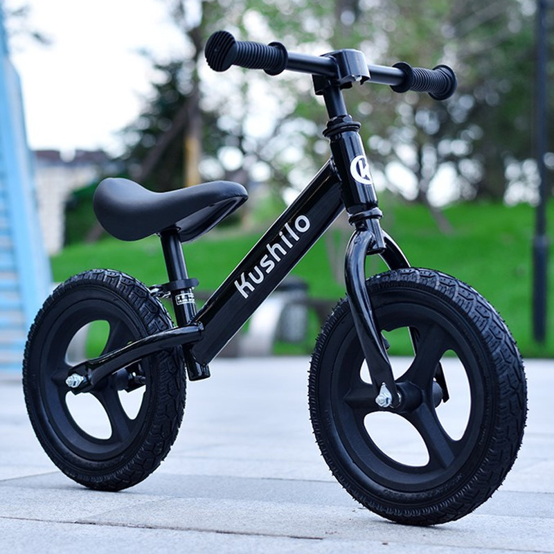 12 14-inch children's balance car two-wheeled scooter pedal bicycle without pedal bicycle 3 to 6 years old toddler stroller