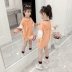 Quần áo bé gái áo len mùa thu 2019 phiên bản mới của Hàn Quốc áo sơ mi trẻ em mùa xuân và bé gái mùa thu trong chiếc áo dài đoạn - Áo thun áo phông bé trai 1 tuổi Áo thun