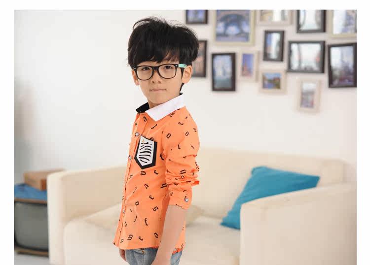 Chemise garcon à manche longue - Ref 2076800 Image 37