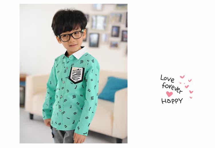 Chemise garcon à manche longue - Ref 2076800 Image 42