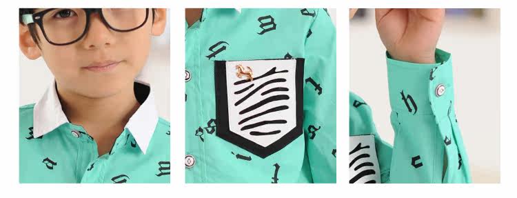 Chemise garcon à manche longue - Ref 2076800 Image 43