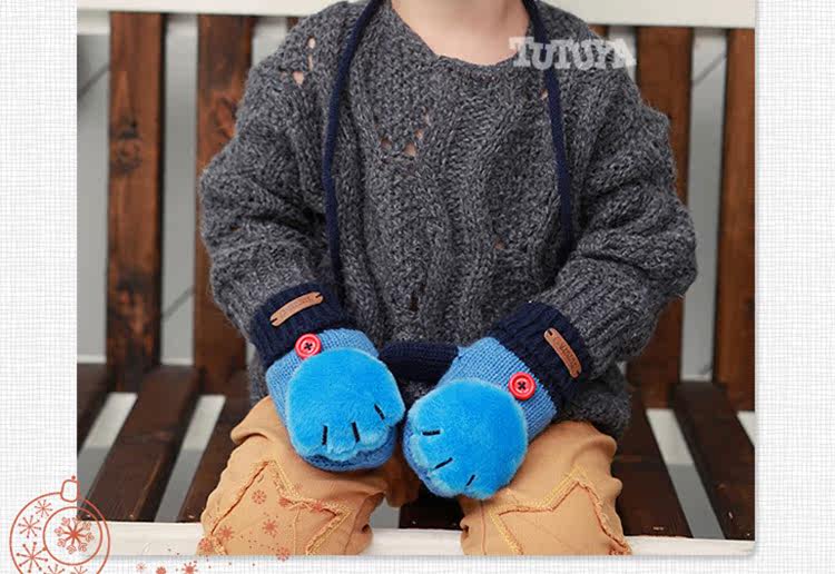 Gants pour enfants en de laine - Ref 2146142 Image 32