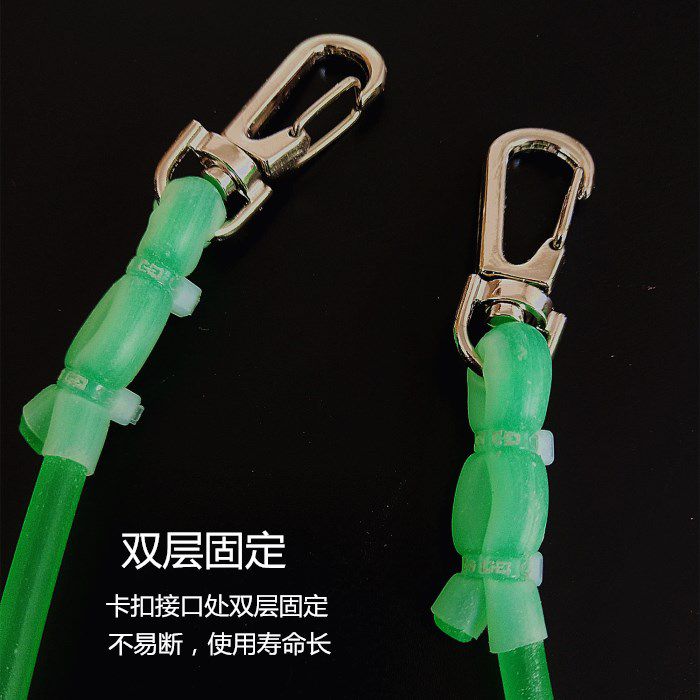 Missing rope reservoir special thickened rubber solid rod rope 5m-100m beef tendon high elastic fishing foot rice