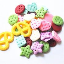 Handmade waffle rectangular mixed shaped chocolate insert decorative piece birthday cake decoration packaging