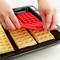 Rectangular silicone waffle mold non-stick mold mold high temperature chocolate cake mold ice grid