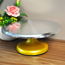 12-inch aluminum alloy paving table glass cake paving table plastic turntable rotating table turntable cake display rack