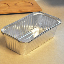 2 large aluminum foil rectangular cake bread mousse cup lunch box Toast Box Toast Box