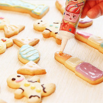 Lettering chocolate thousands of words colorful chocolate pen decorative decorative decorative decorative colored pasting pen squeeze sauce writing