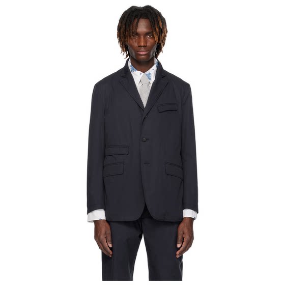 
engineered garments navy Andover blazer men