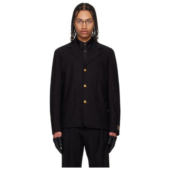 
Willy Chavarria Black Workwear Blazer Men