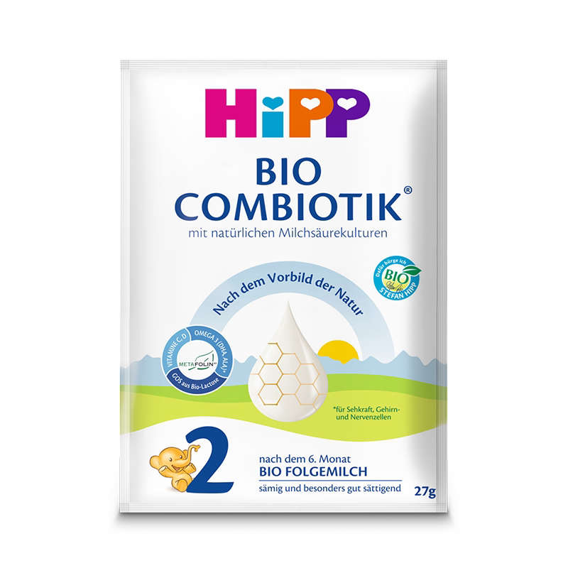 [Цена для начинающих покупателей] Сухое молоко Xibao German COMBIOTIK Probiotic formula в 2 приема по 27 г* 4 пакетика Изображение 1