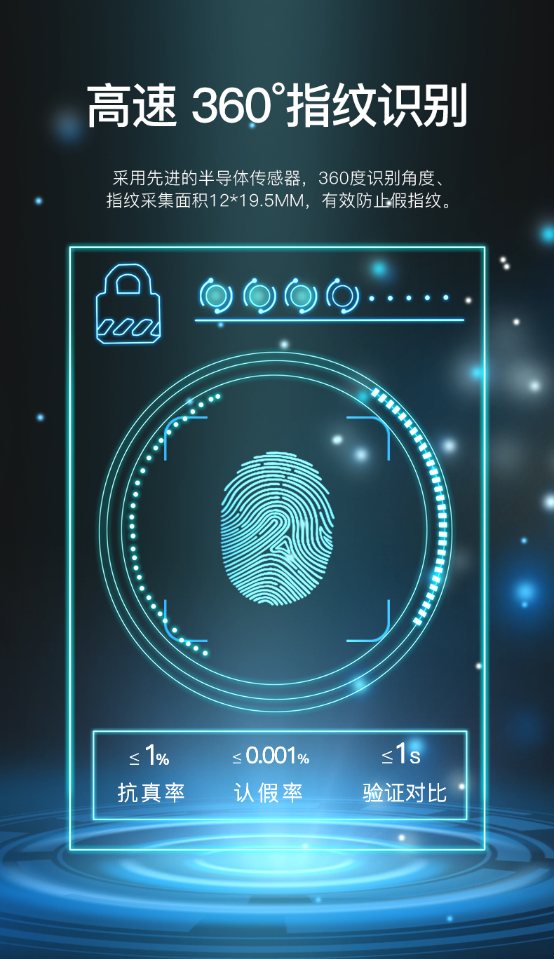 上市企业 星徽 家用指纹密码锁 图8