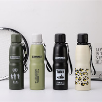 Creative stainless steel thermos cup outdoor sports kettle large capacity men and women custom gift advertising Cup Do logo