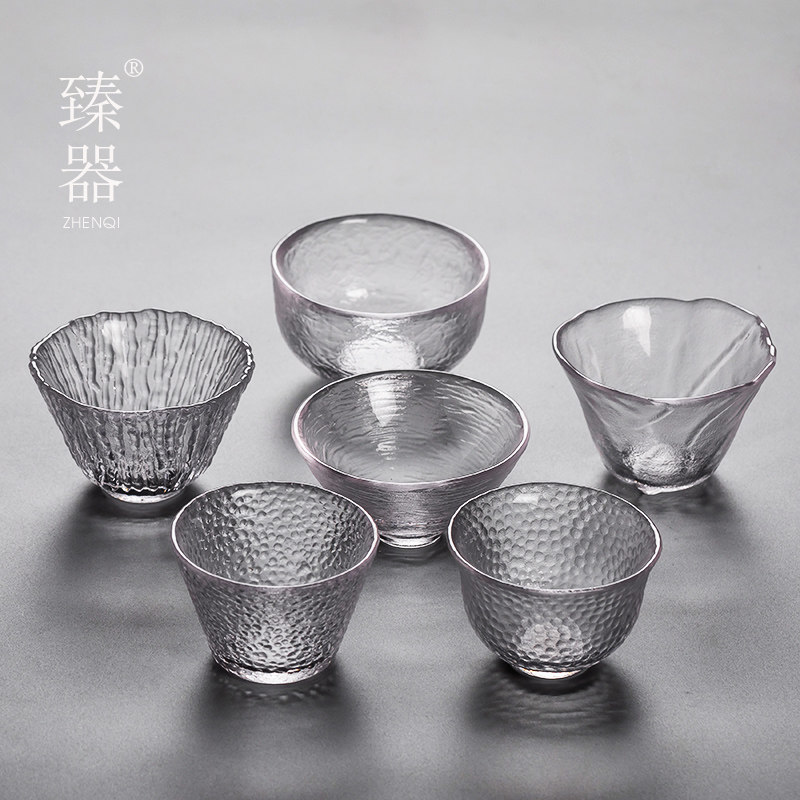Tea cup cup cup cup household heat-resistant glass Japanese cup cup owner cup cup Master cup cup Make tea kung fu tea