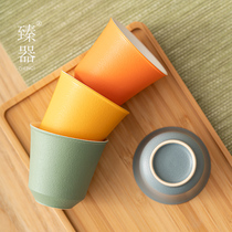 Matzer tea cup Home Masters cup Gongfu Tea Single Ceramic Pint Cup Single Cup Personal Cup Coarse Pottery Smelling Cup