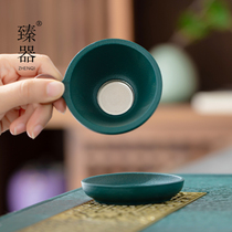 Zhenyou coarse pottery tea leak anti-scalding tea filter creative tea compartment filter tea filter kung fu tea set accessories