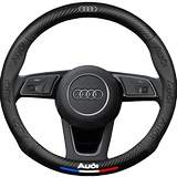 Чехол на руль Audi из натуральной кожи A6L A4L Q5L A3 A5 A7 A8L Q3 Q7, чехол на ручку автомобиля из углеродного волокна