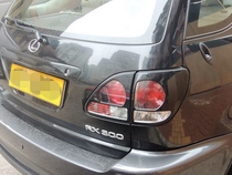 Suitable for carbon fiber Lexus 2001-2003 RX300 HARRIER car modified tail light eyebrow