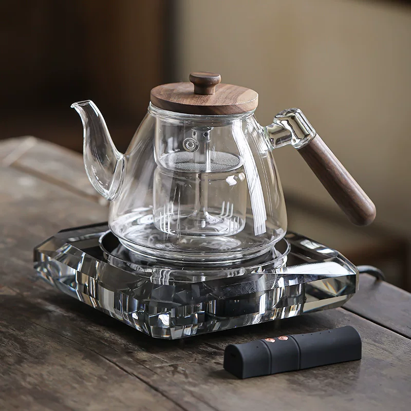 Smart diamond high-end teapot, tea set, bluetooth, light luxury style