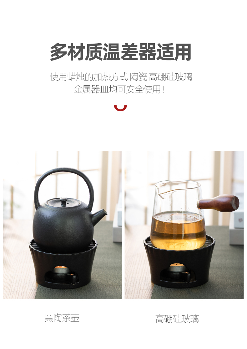 Fair high heat - resistant glass tea cup points is the based heating temperature teapot tea tea filter sea side mixes the cup bottom