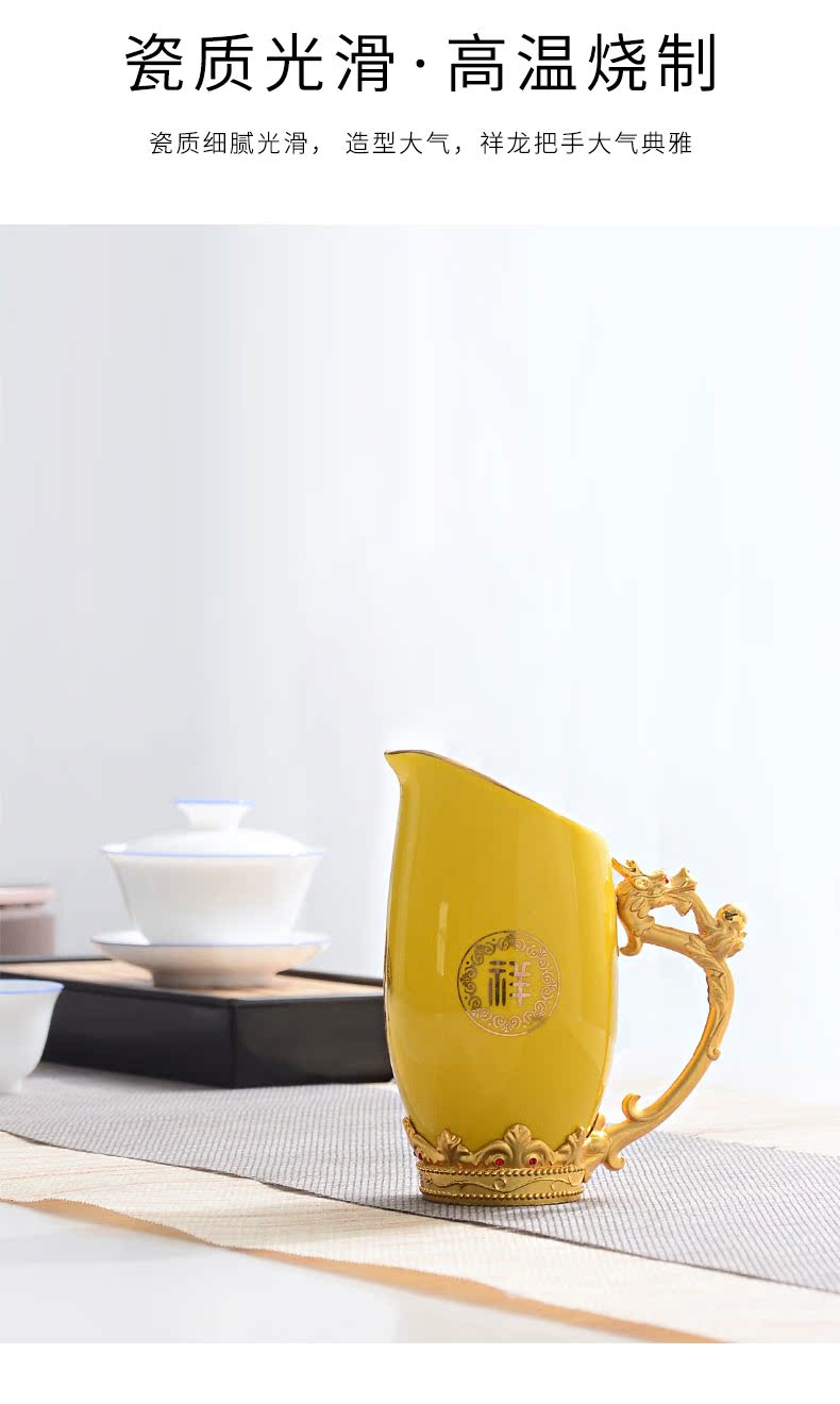 White ceramic fair keller points tea ware kung fu tea sets tea accessories cup hot tea sea home