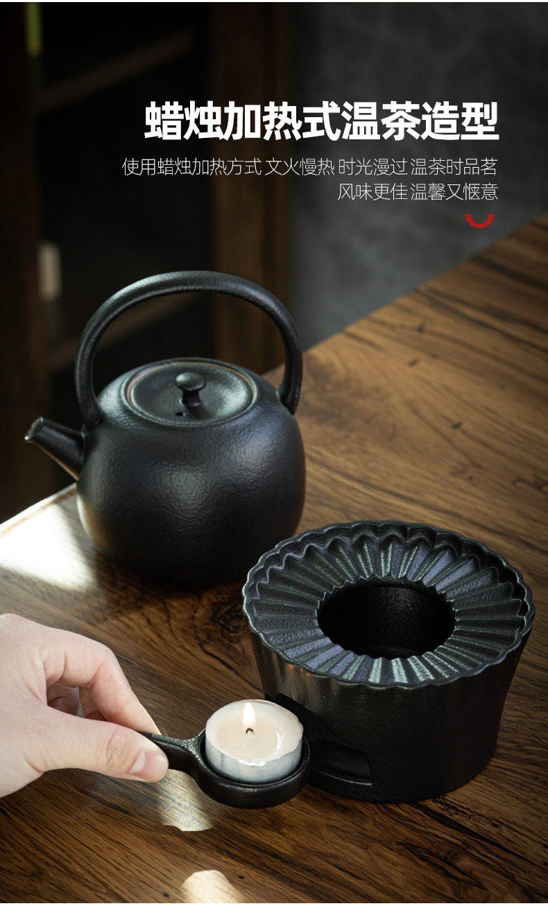 Fair high heat - resistant glass tea cup points is the based heating temperature teapot tea tea filter sea side mixes the cup bottom