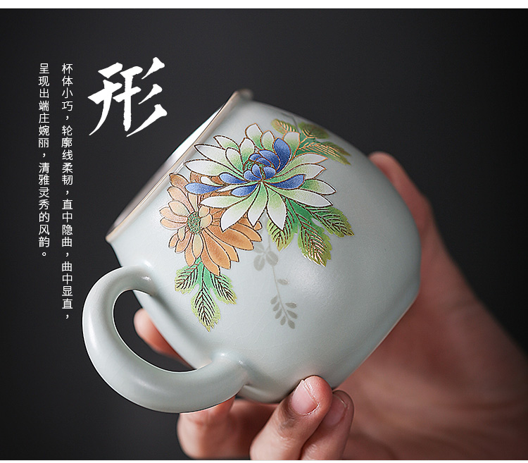 To heat your up tasted silver gilding silver 999 kung fu tea tea tea fair keller, ceramic household tea accessories