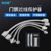 Access Control Wire-Wire Protector Protective Tube Wear Wire Protection Wire Sleeve Electric Control Lock Metal Exposed Type Anti-Pinch Wire Spring Wire-Crossing Device
