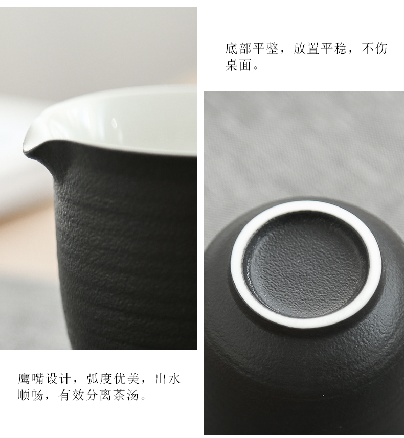 Bo yiu-chee contracted kung fu tea set ceramic teapot tea tray was contracted household gifts tea, a complete set of gift box